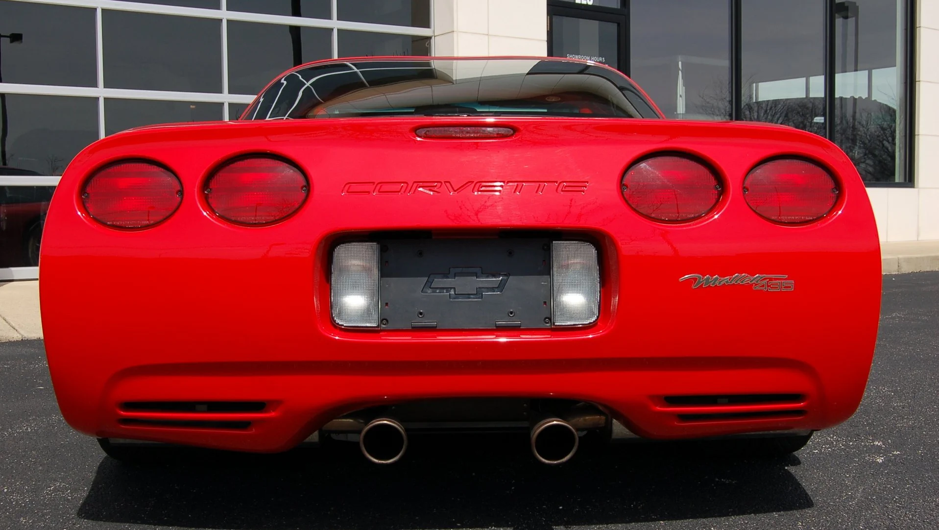 Click to Enlarge-Esc to Close Corvette Generations/C5/C5 1998 Red Rear.webp